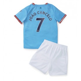 Baby Fußballbekleidung Manchester City Joao Cancelo #7 Heimtrikot 2022-23 Kurzarm (+ kurze hosen)